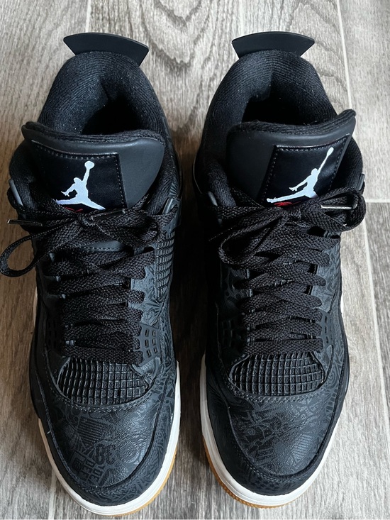 Jordan Other - Jordan 4 Retro Laser black gum men’s size 11